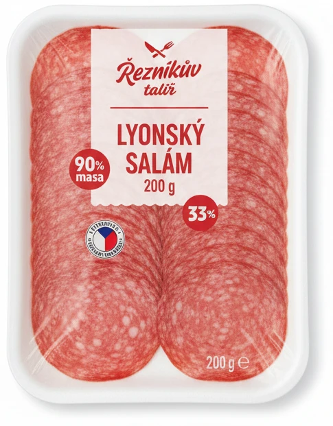 Lyonský salám Řezníkův talíř