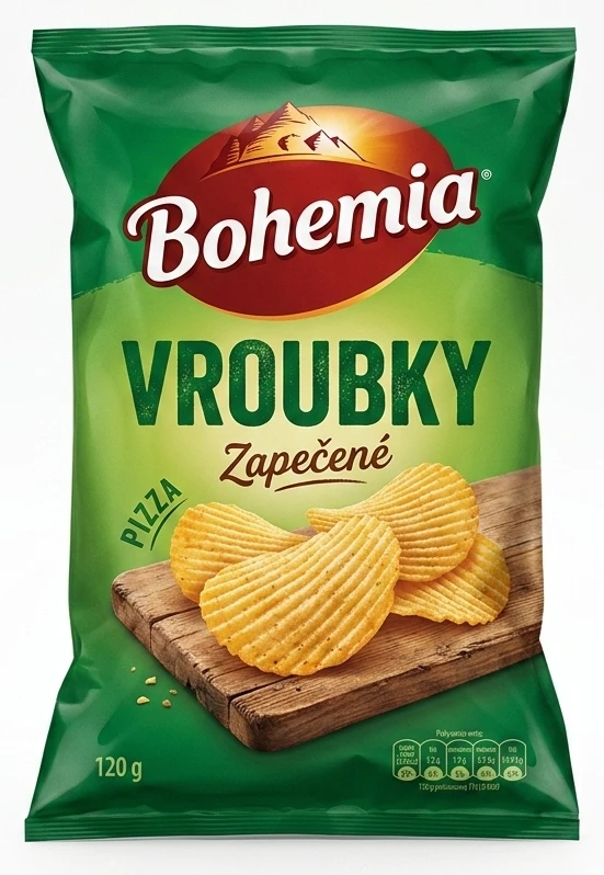 Chipsy Vroubky Bohemia