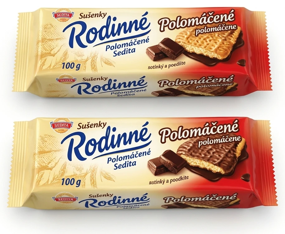 Sušenky Rodinné polomáčené Sedita