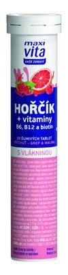 Maxi Vita Hořčík + vitaminy B, 20 tablet