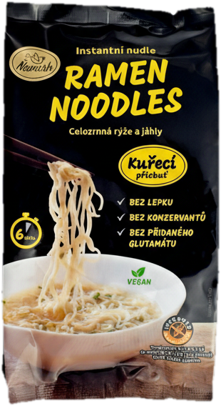 Ňamish Instantní nudle celozrnné s kuřecí příchutí