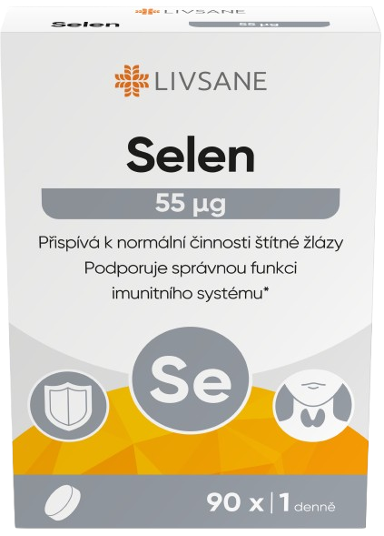 LIVSANE Selen 55mcg tbl.90