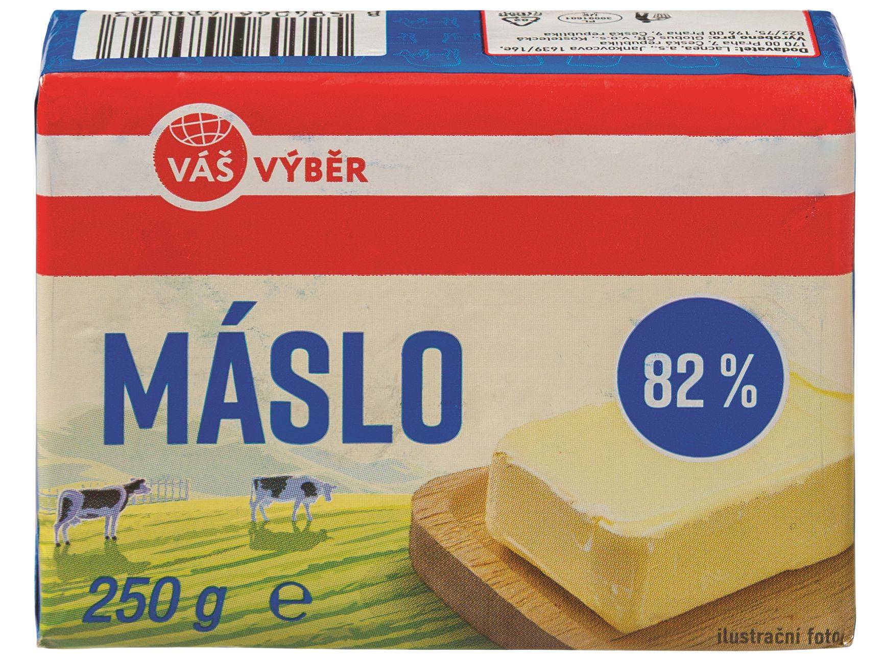 Váš výběr Máslo 250 g