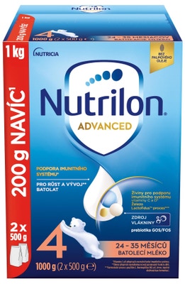 Nutrilon 4 Advanced batolecí mléko  od uk. 24. měsíce
