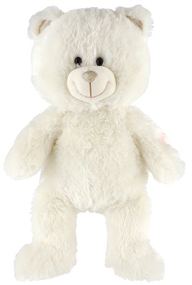 Teddies Snílek medvěd bílý plyš 40cm