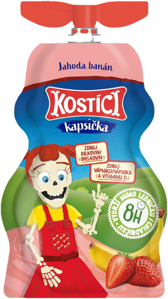Kostíci Kapsička jahoda a banán
