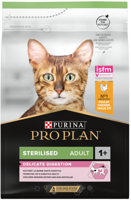 Pro Plan Adult Sterilised Delicate Digestion kuře granule pro kočky