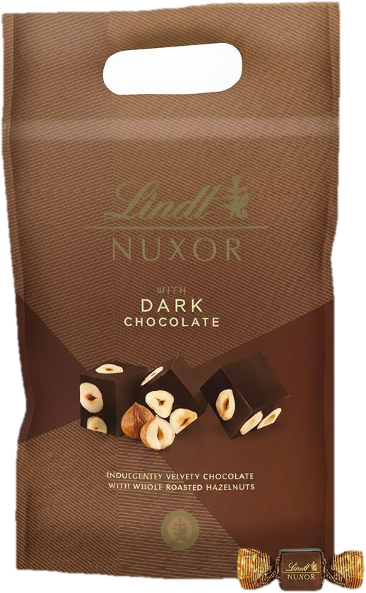Lindt Bonboniéra NUXOR Megabalení pralinek Hořká čokoláda s lískovými ořechy