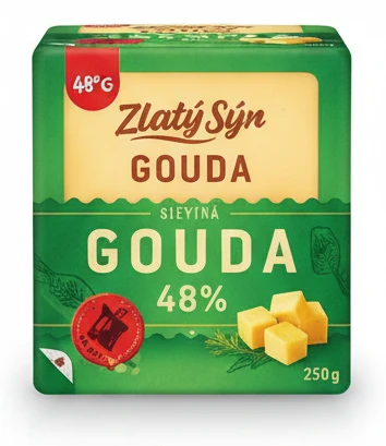 Zlatý Sýr Gouda 48% bloček