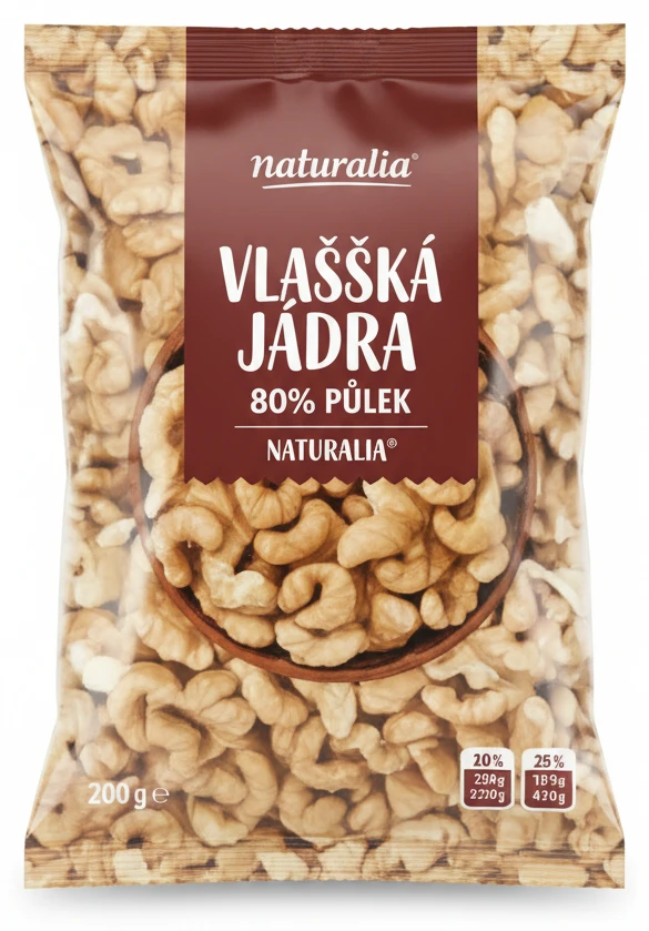 Vlašská jádra Naturalia 80% půlek