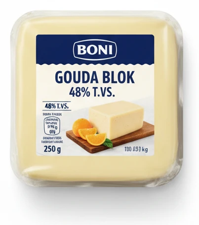 Gouda blok 48% Boni