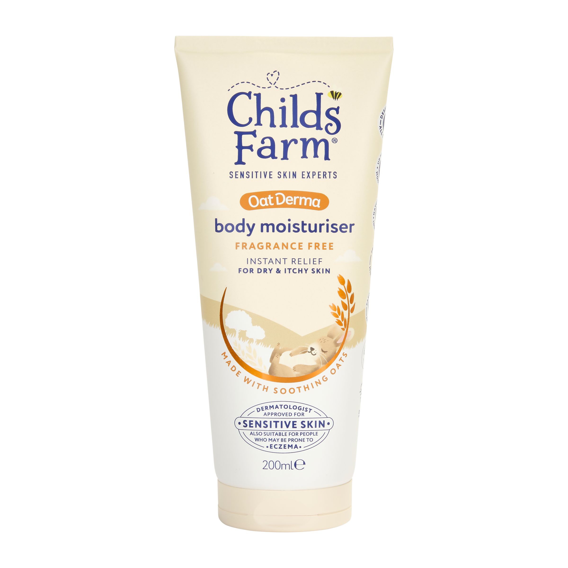 Childs Farm Oat Derma Tělové mléko bez parfemace 200 ml