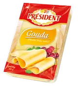 Président Gouda plátkový sýr