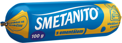 Smetanito Střívko s ementálem tavený sýr