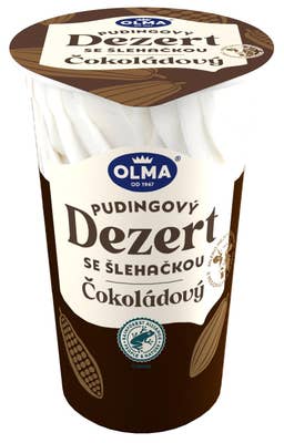 Olma Dezert Pudingový se šlehačkou čokoládový