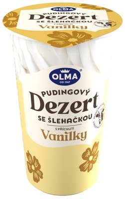 Olma Dezert pudingový se šlehačkou vanilkový