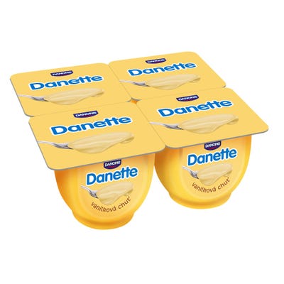Danette Dezert vanilka 4x125g