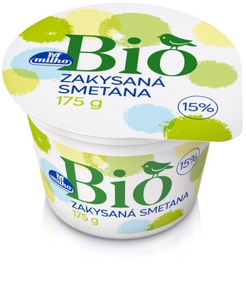 Milko BIO Zakysaná smetana (15%)