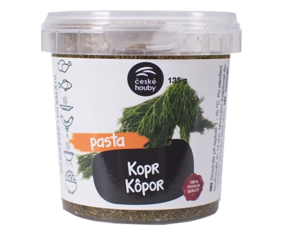 České houby Pasta kopr