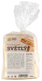 Český toust Toustový chléb, světlý