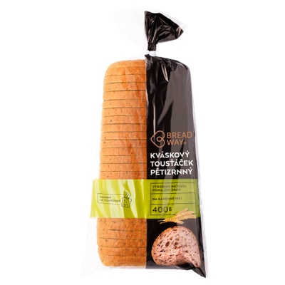 Breadway Kváskový tousťáček 5zrnný