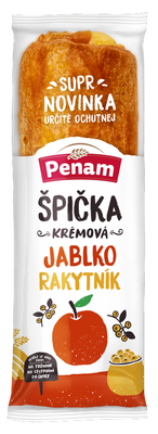 Penam Plundrová špička s náplní krémovou a jablečno rakytníkovou