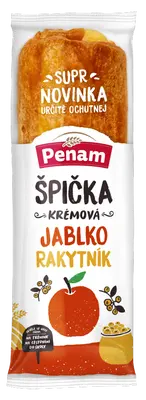 Penam Plundrová špička s náplní krémovou a jablečno rakytníkovou