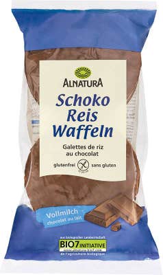 ALNATURA BIO Chlebíčky rýžové s mléčnou čokoládou