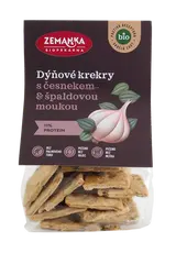 Biopekárna Zemanka BIO Dýňové krekry se špaldou a česnekem
