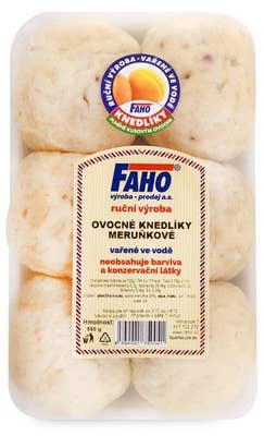 Faho Knedlíky kynuté meruňkové