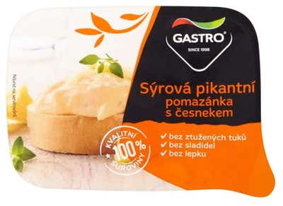 Gastro Sýrová pikantní pomazánka s česnekem