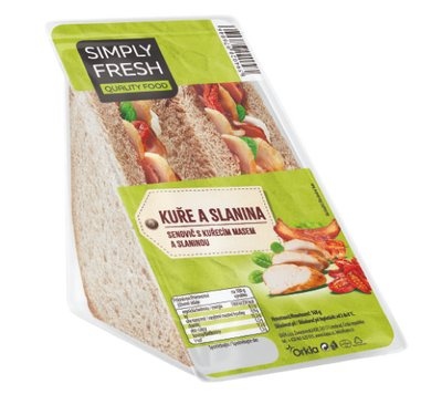 Simply Fresh Sendvič s kuřecím masem a slaninou