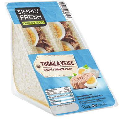 Simply Fresh Sendvič s tuňákem a vejcem