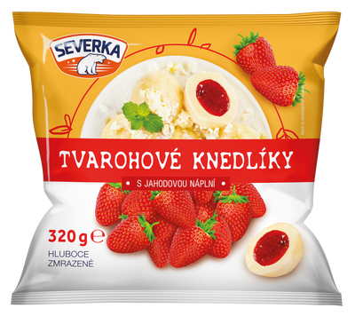 Severka Tvarohové knedlíky jahodové