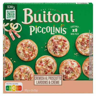 Buitoni Piccolinis Cremosa al Prosciutto 9x30g