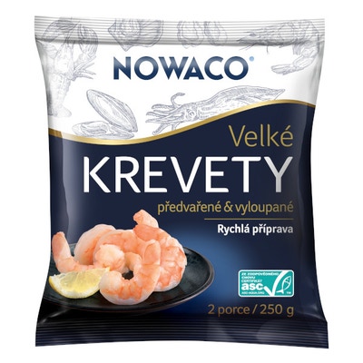 Nowaco Krevety vyloupané předvařené (31/40 ks/lb)