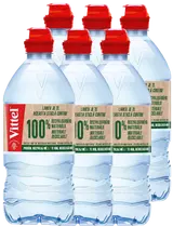 Vittel® SPORT Minerální voda neperlivá rPET, 6 x 750 ml