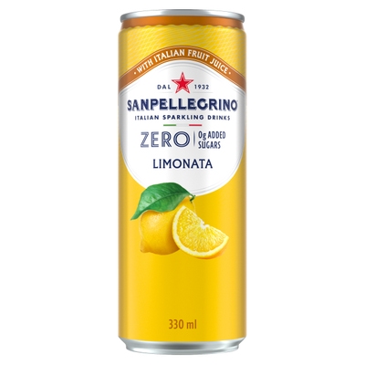 San Pellegrino Zero Limonata citron plech