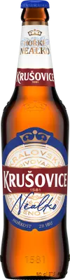Krušovice Hořké Nealko, sklo