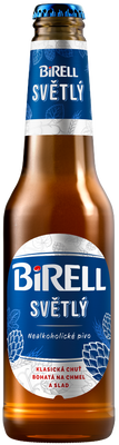 Birell Světlý, sklo
