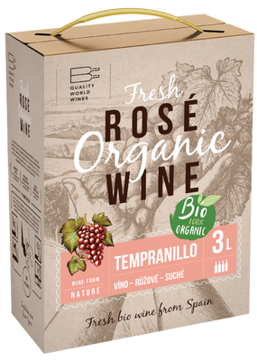 Vinařství Velké Bílovice BIO Tempranillo BIB, růžové