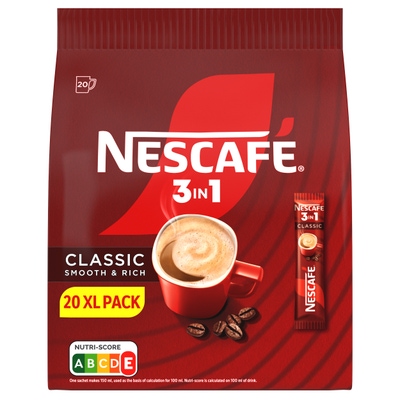 Nescafé 3in1 Classic, instantní káva, 20x 16,5 g