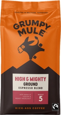 Grumpy Mule High & Mighty mletá káva Arabica