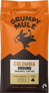 Grumpy Mule BIO Colombia SCA 84+ mletá káva Arabica