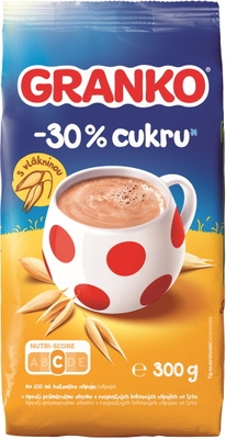 Granko -30 % cukru Instantní kakaový nápoj s ovsem