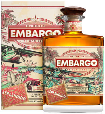 Embargo Anejo Esplendido  rum 40% dárkový box