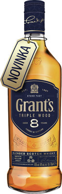 Grant's Triple Wood 8YO skotská whisky (40%)