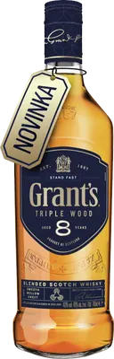 Grant's Triple Wood 8YO skotská whisky (40%)