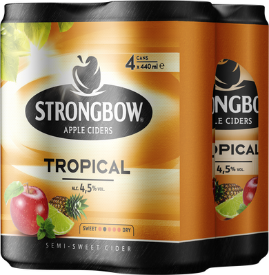 Strongbow Tropical (4,5%) 4x440ml