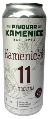 Pivovar Kamenice nad Lipou Kamenice 11° plech